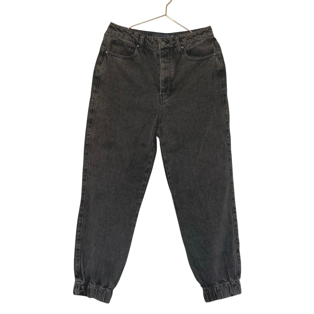 Indigo Rising Black Denim jogger washed black